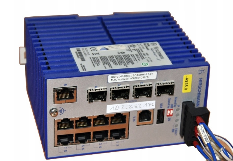 Hirschmann Rail Switch RS40 industrial / SE 0444 PLC