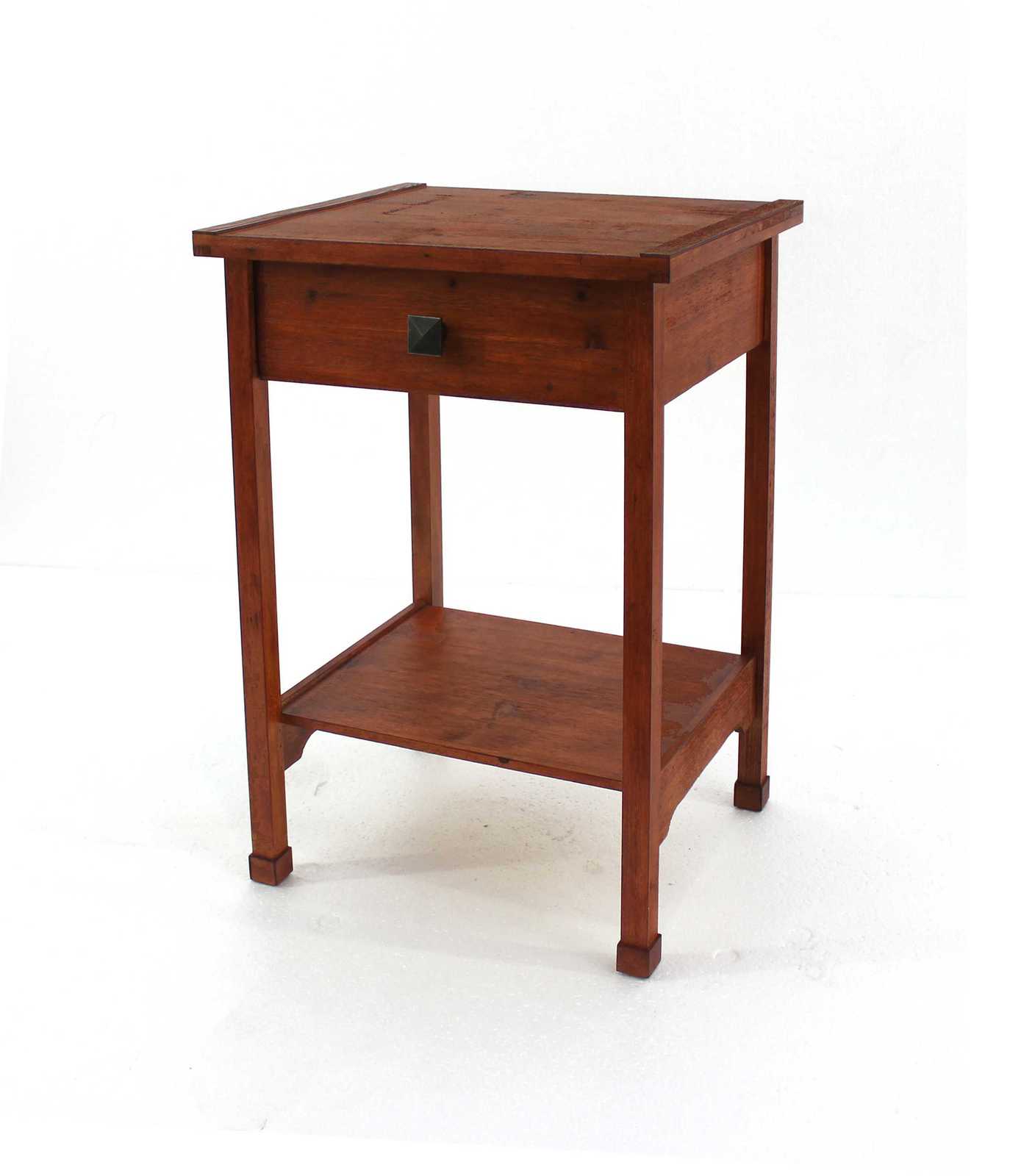 24" X 15" X 18" Cherry 1 Drawer Rustic Wooden Accent Table Tables