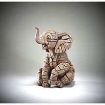 Edge Elephant Sculpture Baby Calf Stunning Piece 10" High  African Wild Africa image 6