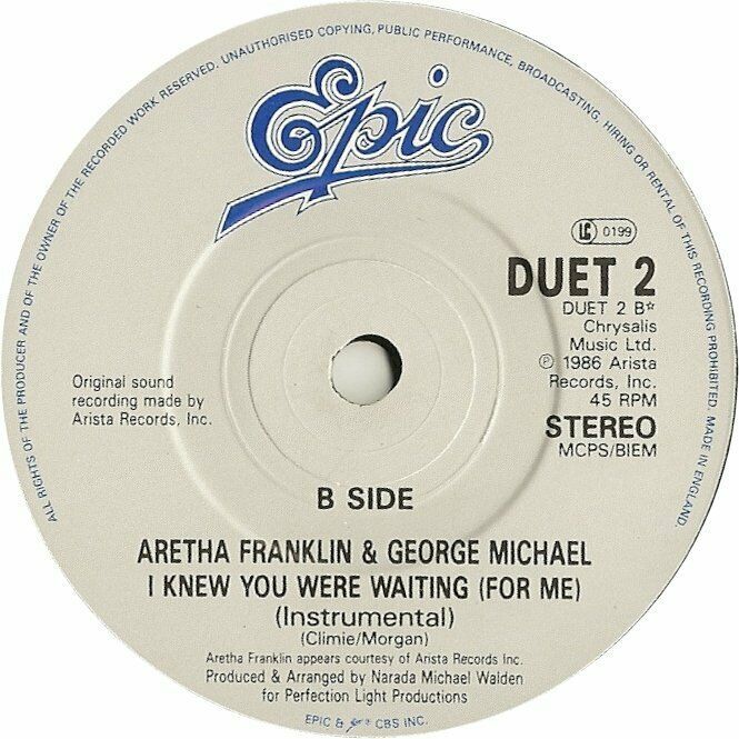 Aretha Franklin & George Michael ‎- I Knew You Were ...