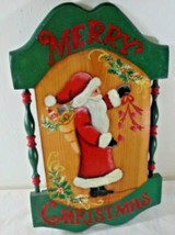 Wall Wooden Merry Christmas Hanging Plaque Board DIY Calendar Home Decor  - $12.82