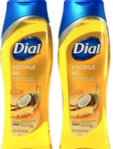 2 Ct Dial Coconut Nourishing Skin Smart Moisturizing Conditioner Body Wash 16Fl 
