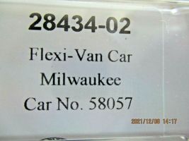 Trainworx Stock # 28434 -01 to -02 Milwaukee Flexi-Van Flat Car N-Scale image 6