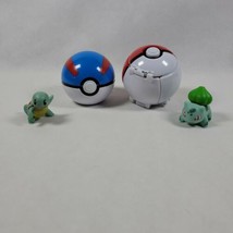 TOMY Pokemon Collectible Throw and pop poke ball with Bulbasaur action f... - $14.97