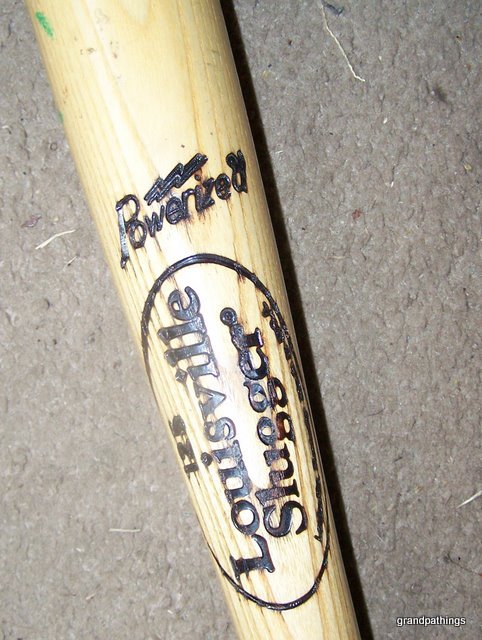 Vintage Louisville Slugger 125 K100 ash wood Powerized baseball bat - Sports Mem, Cards & Fan Shop