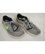 Nike Shoes Free Run Pure Platinum Grey Electric Green Running Sneakers 1... - $19.80