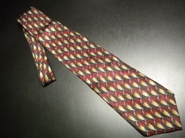 Christopher Reeves Neck Tie Collection One Michael Ciravolo Ruddy Reds Golds - $10.99
