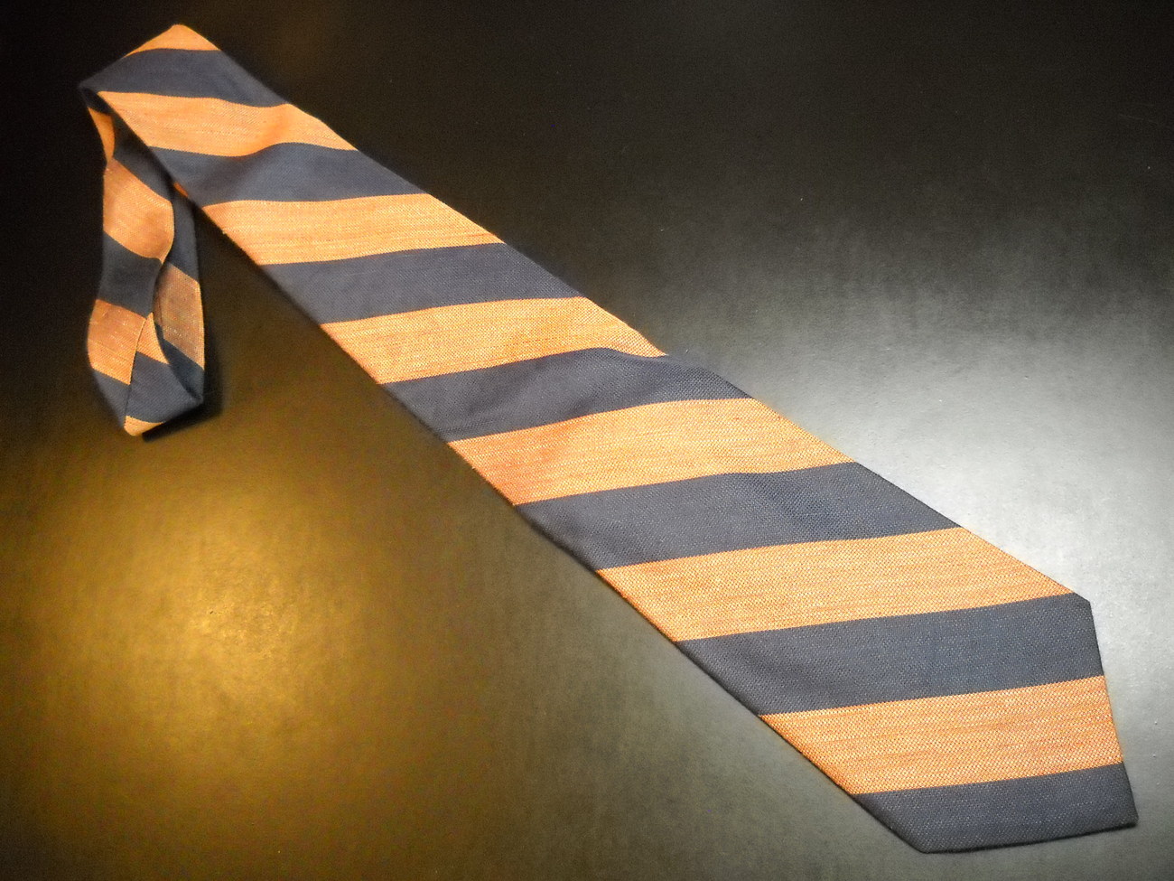 Primary image for Joseph Abboud Neck Tie Diagonal Stripes Browns Blues Imported Silk Made in USA