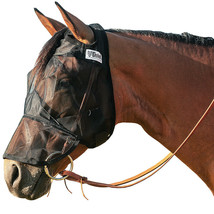 Weanling Sm Pony Cashel Comfort Crusader Standard Fly Mask W/ Ears Nose Grey U-M 