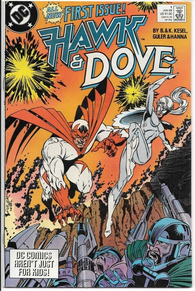 Hawk and Dove 1989 series # 7 near mint comic book