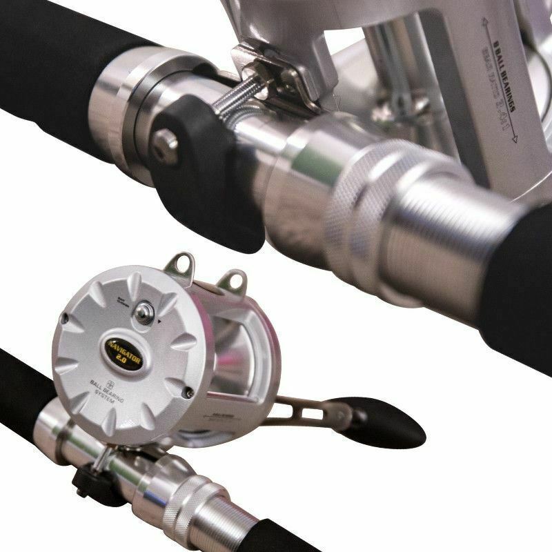 Roller Fishing Rod and Reel combo. Great for tuna marlin mahi