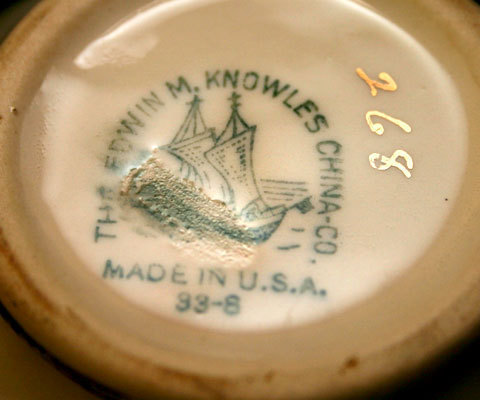 Cream Pitcher Edwin M. Knowles China Company and 48 similar items Cream Pitcher Edwin M. Knowles China Company and 48 similar items