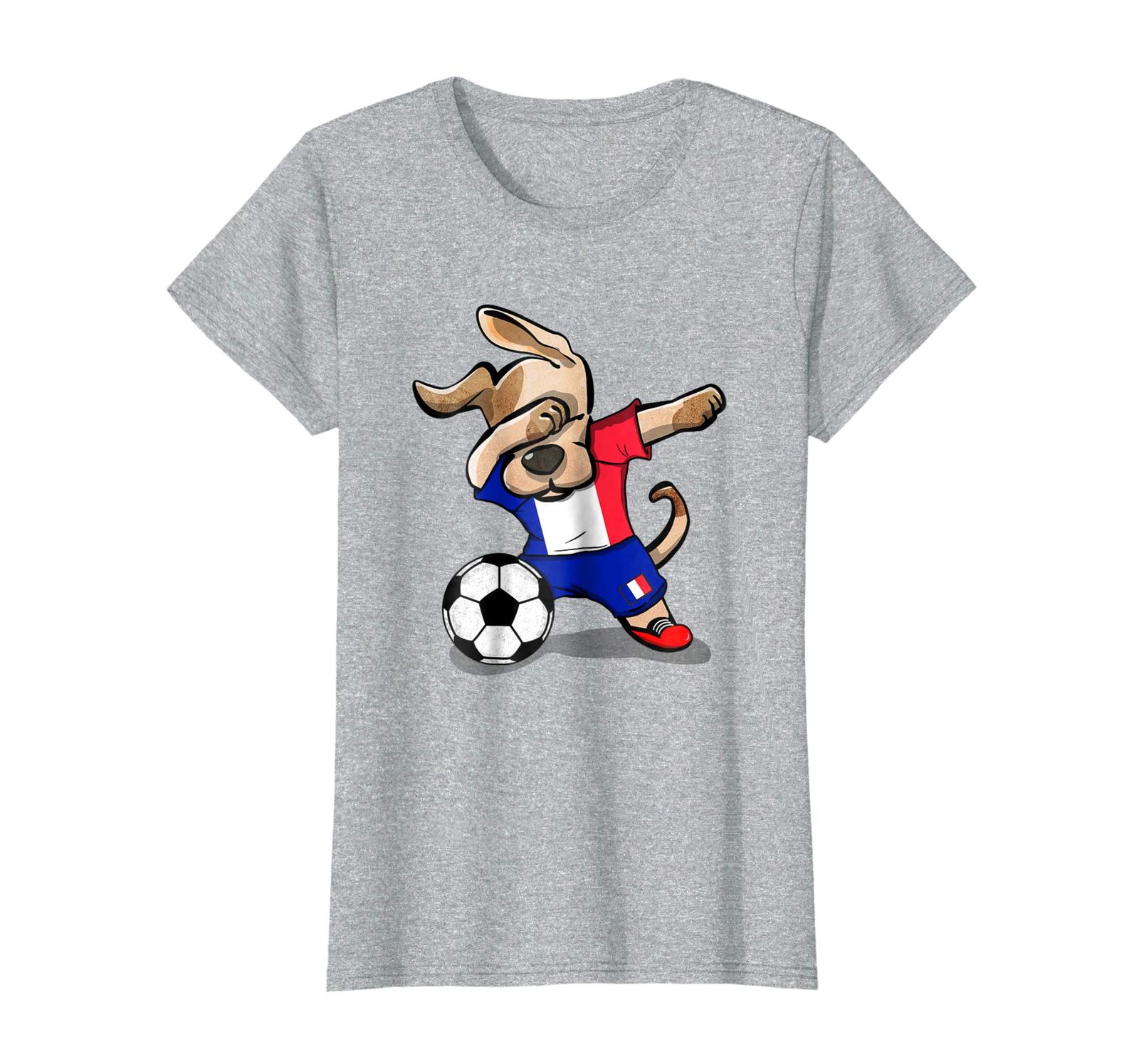 Dog Fashion - Dog Dabbing Soccer France Jersey Shirt 2018 French Football Wowen