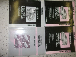 2001 Toyota Sienna Service Repair Shop Workshop Manual Set Oem Factory W Lots - $296.99