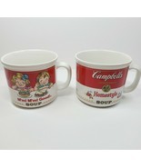2 Vintage Campbells Soup Mugs Campbell&#39;s Soup Company 1989 M&#39;m! M&#39;m Good - $19.99