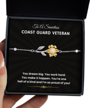 Bracelet Birthday Present For Coast Guard Veteran New Job Promotion - Jewelry  - $49.95
