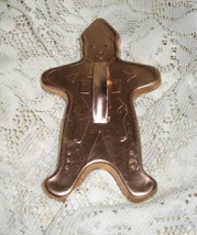 VTG Gingerbread Cowboy/ Officer Cookie Cutter-Copper Tone Aluminum-50&#39;s - $7.00