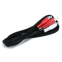 Monoprice 659 6-foot Dual RCA Phono Cable 6ft 6&#39; .35mm Stereo 2-Channel ... - $9.99