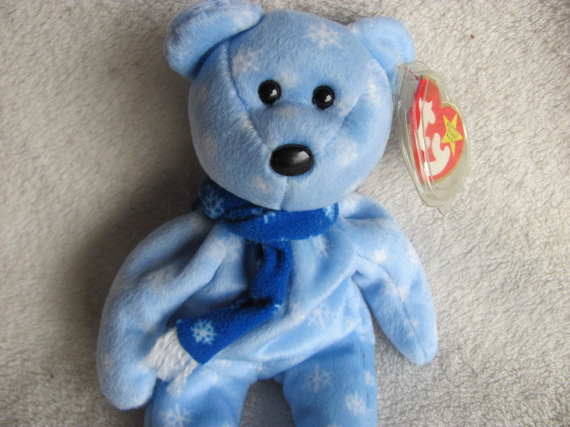 1999 holiday bear beanie baby value