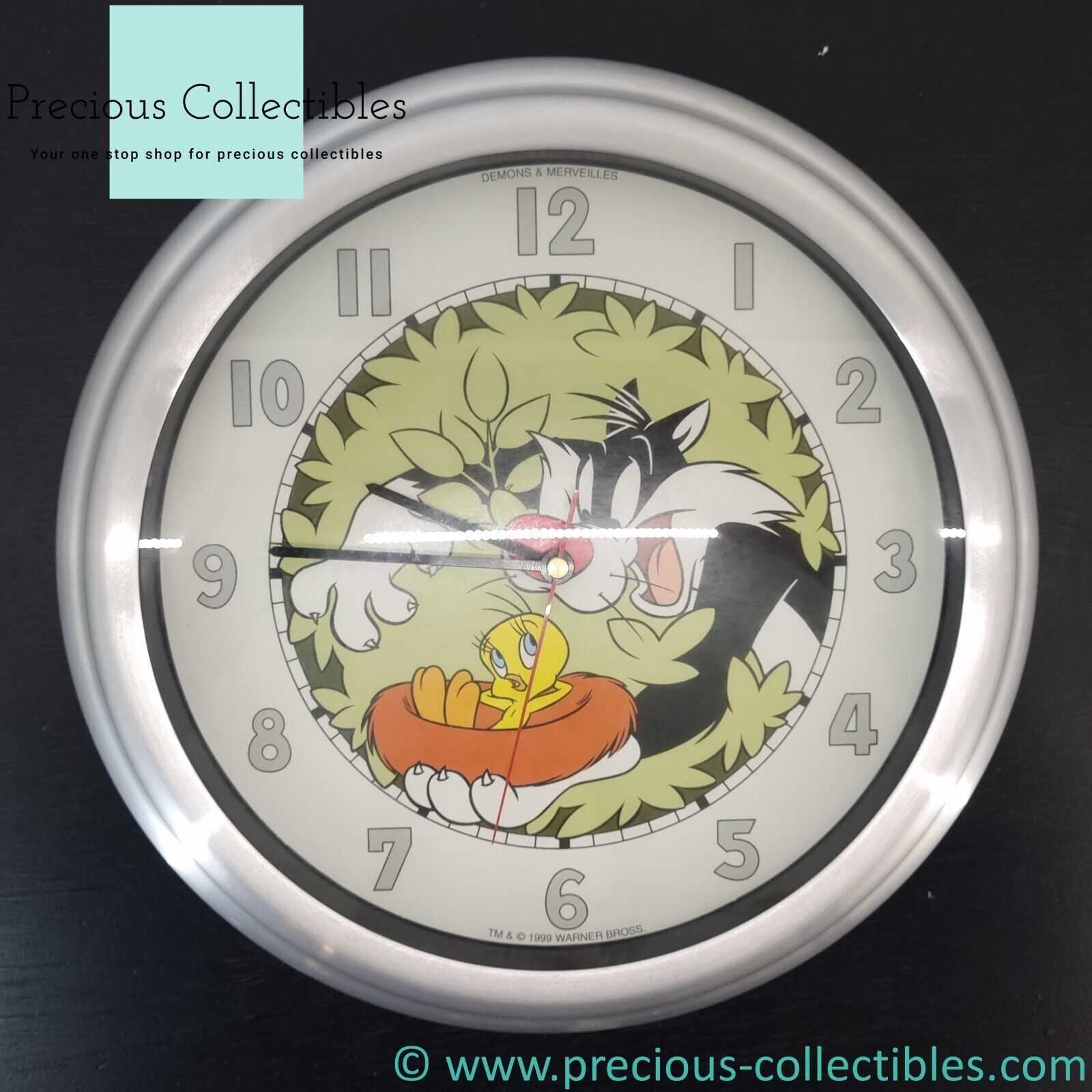 Extremely rare! Tweety and Sylvester clock. By Demons and Merveilles
