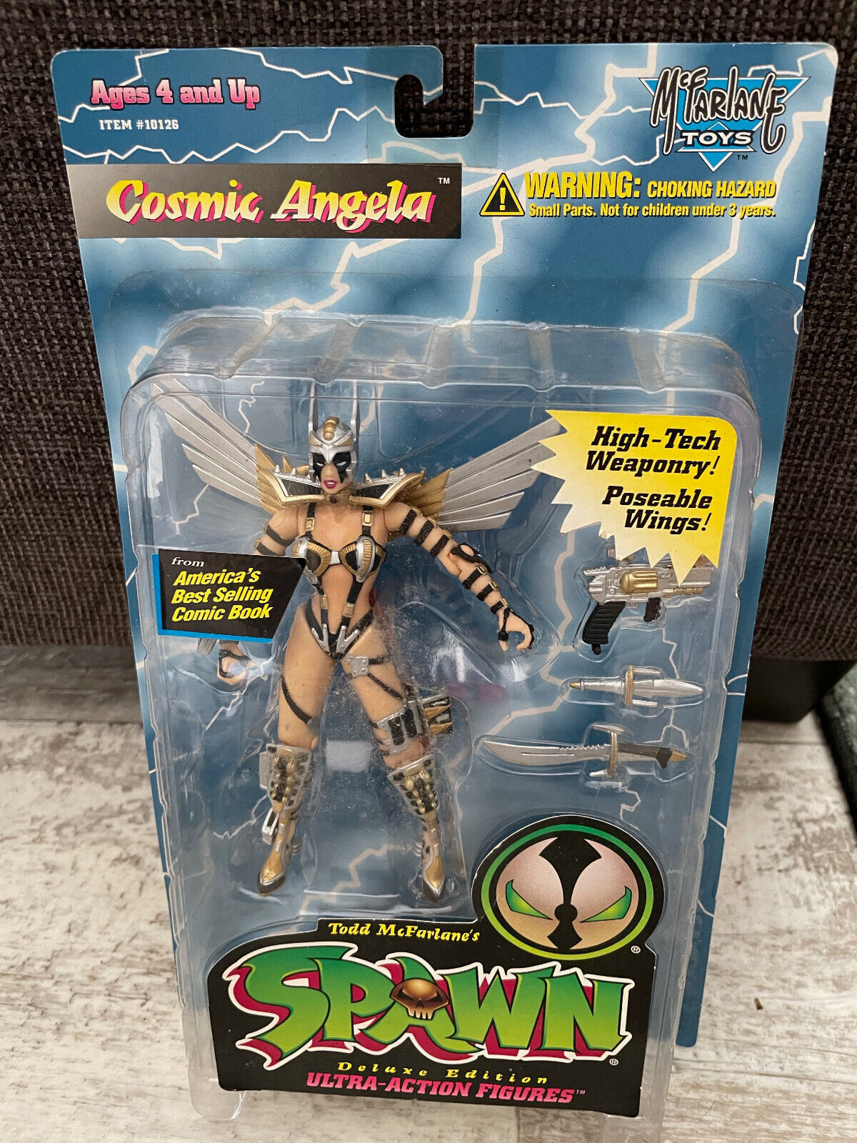 Primary image for New Vintage 1995 McFarlane Toys Spawn Cosmic Angela Ultra-Action Figure
