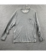 Abercrombie Fitch Mens Shirt 2 Extra Large Gray  Muscle Long Sleeve Moos... - $14.24