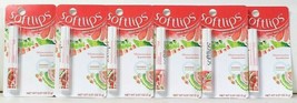 6 Count Softlips 0.07 Oz Watermelon Hydrate Delightfully Lip Protectant Balm
