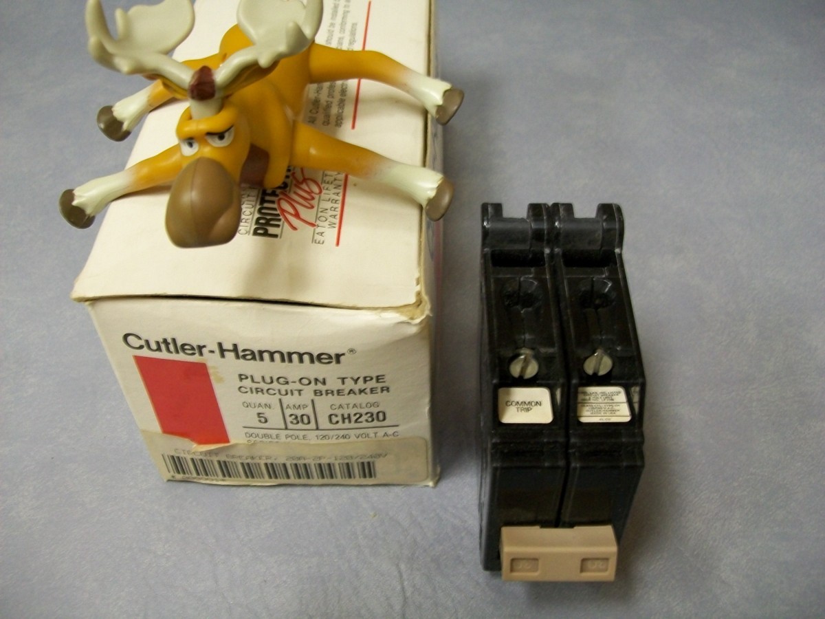 Cutler Hammer CH230 Circuit Breaker Series K 2 pole 30 and