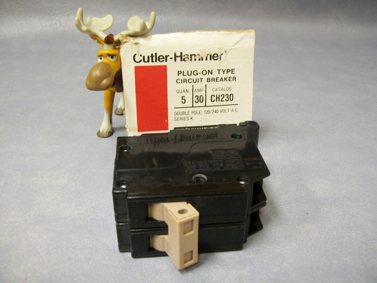 Cutler Hammer CH230 Circuit Breaker Series K 2 pole 30 and