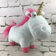 Ugly and nasty me 3 fluffy unicorn plush luminous chimes & son tested works - $29.68