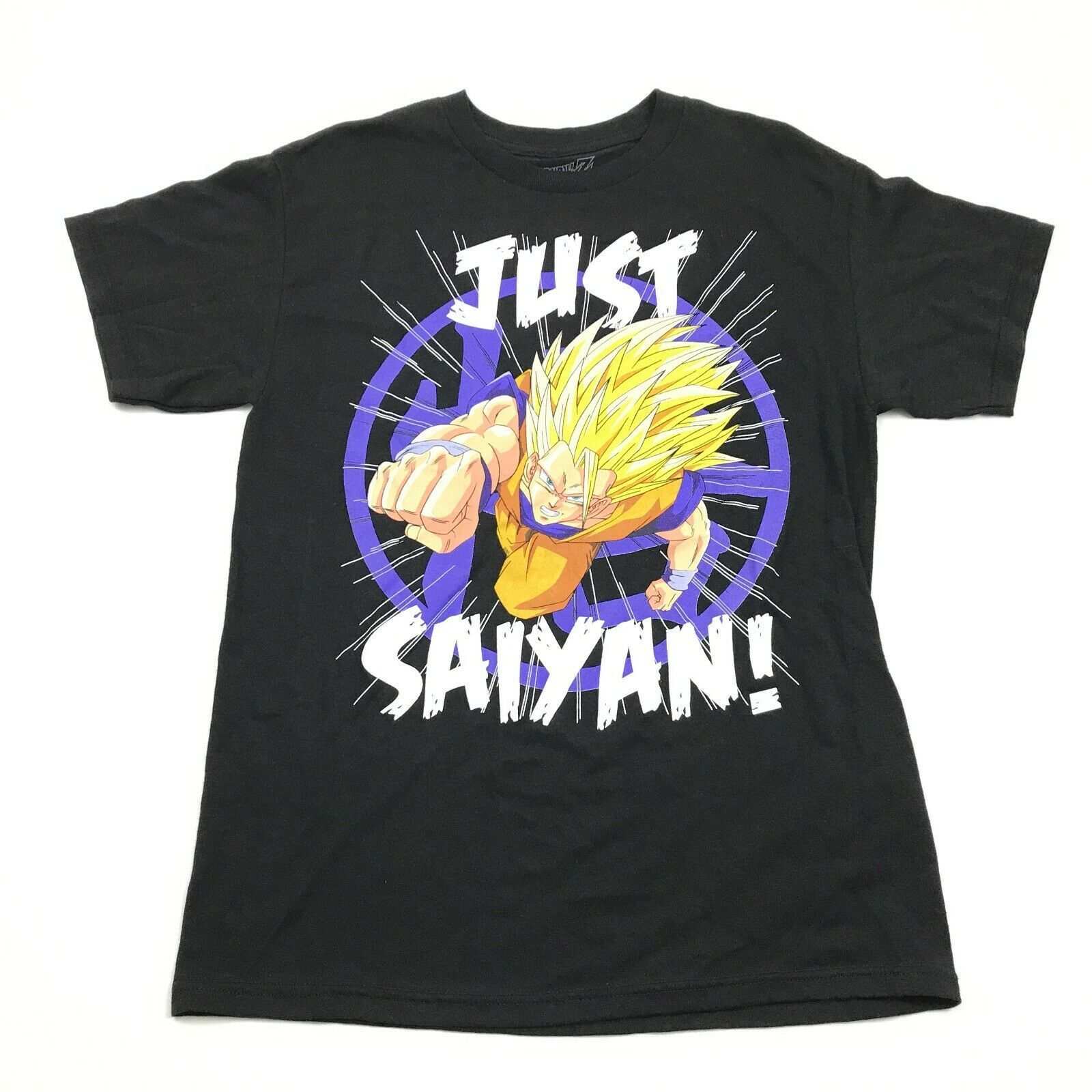 NEW DRAGON BALL Z Shirt Size M Medium Men Black Loose Fit Humor Tee