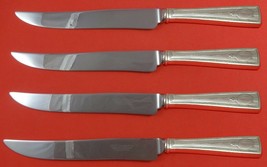 Carthage by Wallace Sterling Silver Steak Knife Set 4pc Large Texas Sized Custom - $286.11