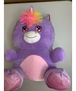 Homerbest Purple Stuffed Plush Unicorn w/Rainbow Mane &amp; Tail~ 11” Soft Toy - $16.20