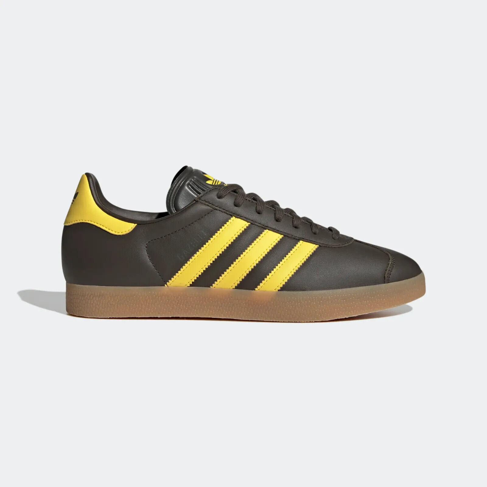 adidas Originals Gazelle Trainers in Olive and Yellow Men's Shoes