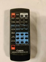 Canon Camcorder Remote Control WL-D79 ZR65 ZR70 ZR65MC Optura 10 20 30 MC113 - $10.40