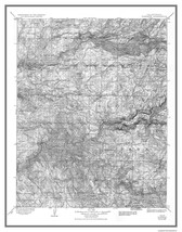 Topo Map - Yosemite California Quad - USGS 1909 - 23 x 29.31 - $36.58+