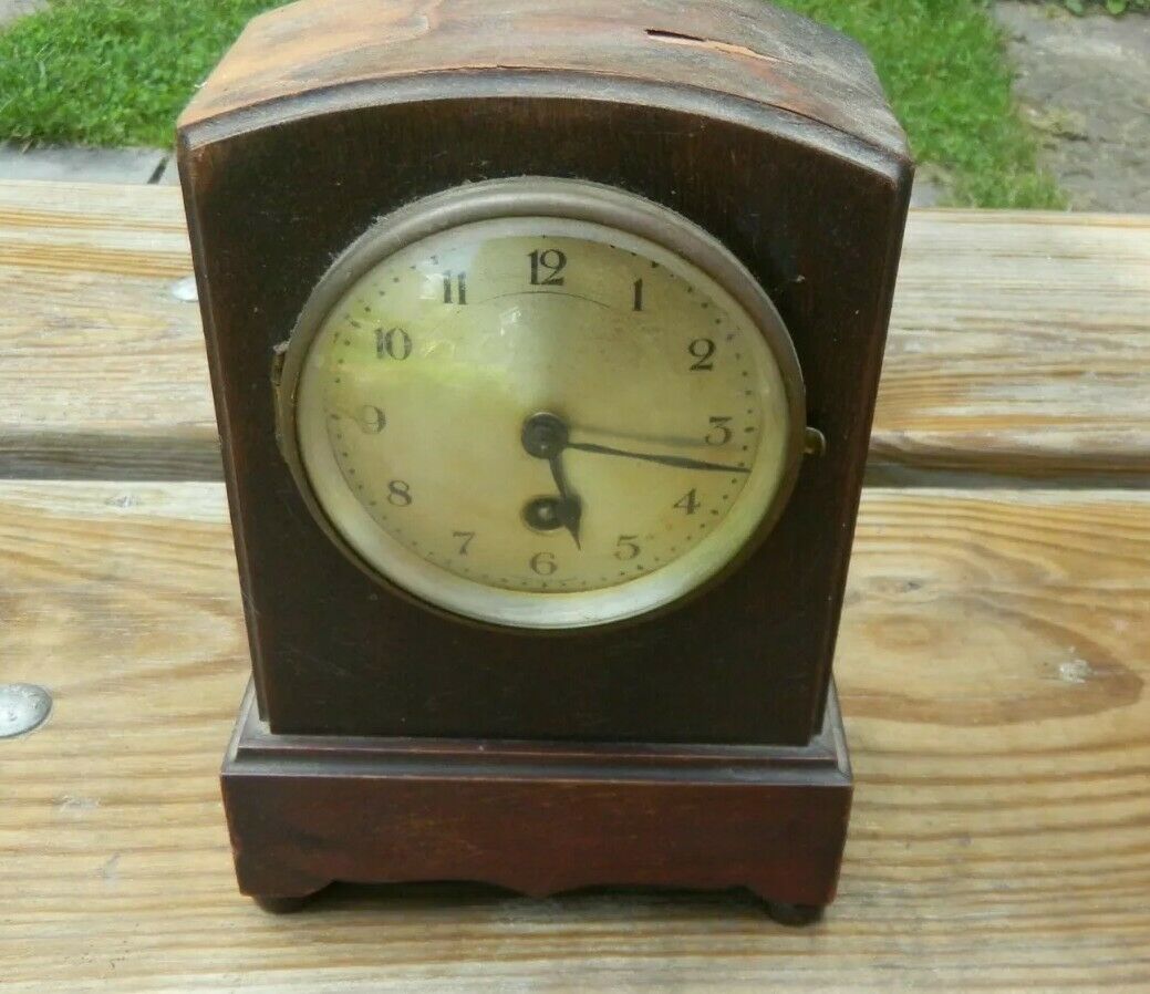 Antique 1921 or Earlier Junghans Germany Mantle Clock Wurttemberg B21