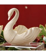 Lenox Large Wedding Swan Figurine Centerpiece Gold Accents Legacy Editio... - $170.00