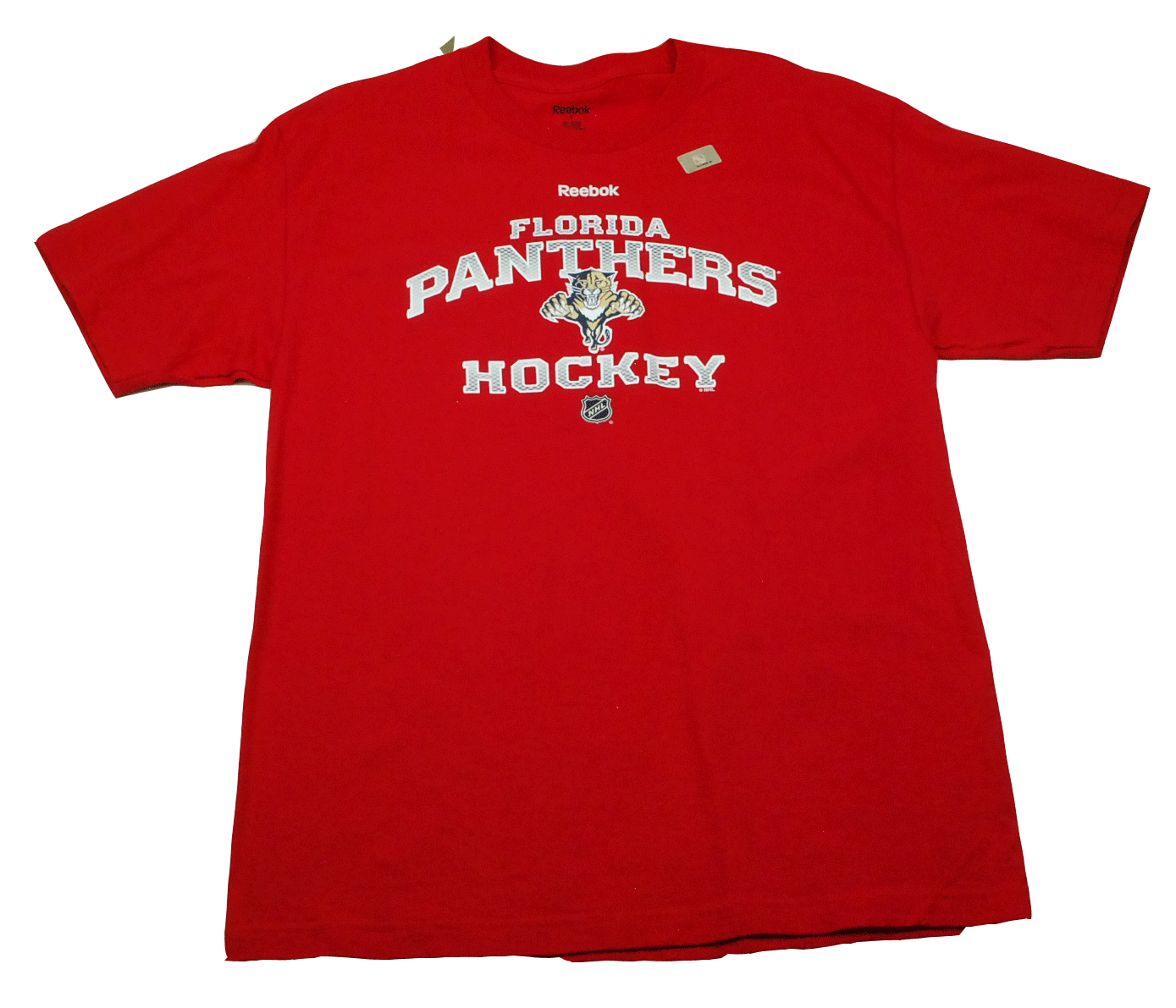 Florida Panthers Reebok Empty Net NHL Team Logo Hockey T-Shirt  M - XL