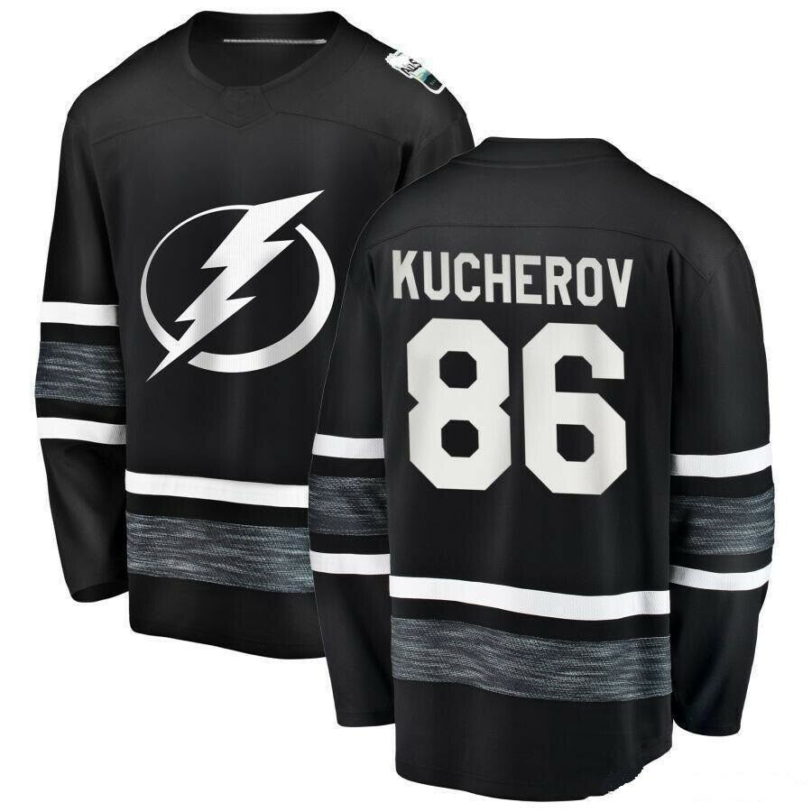 Men's Tampa Bay Lightning #91 Steven Stamkos #86 Nikita ...