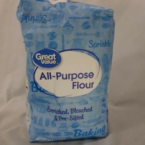 Great Value All Purpose Flour Enriched Bleached And Pre Sifted 5 LB