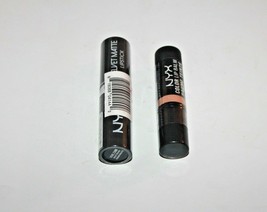 NYX Velvet Matte Lipstick VMLS09 + Color Lip Balm CLB11 Lot Of 2 Sealed - $12.82