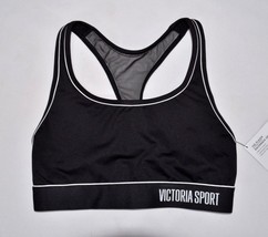 Victoria's Secret Sport Black Sports Bra Medium M New Active Gym Yoga Vs - $23.20
