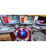 Marvel Legends Captain America 75th Anniversary Avengers Shield Alloy Me... - $106.58