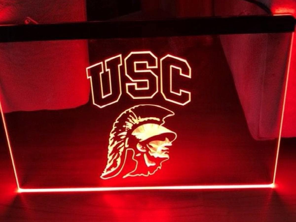 USC Trojans Football Led Neon Sign home decor craft display glowing