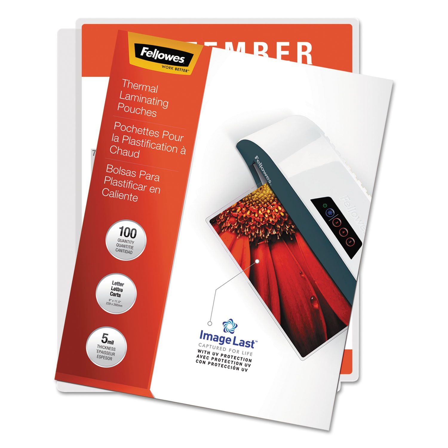 Fellowes ImageLast Laminating Pouches with UV Protection, 5mil, 11 1/
