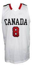 Andrew Wiggins #8 Team Canada Basketball Jersey New Sewn White Any Size image 4