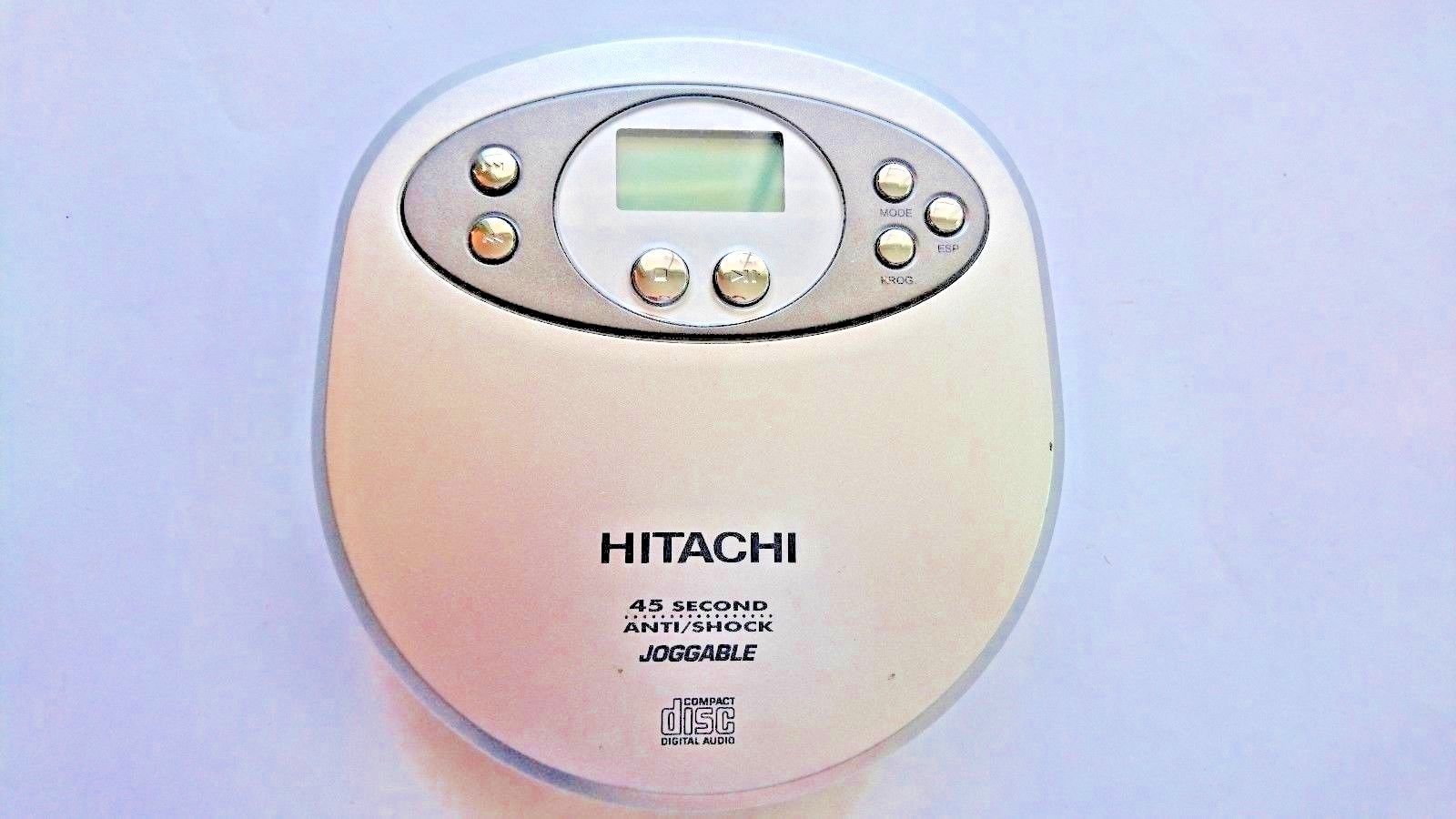 HITACHI PORTABLE COMPACT DISCMAN DAPXP2E MP3 PLAYER USED CD Players