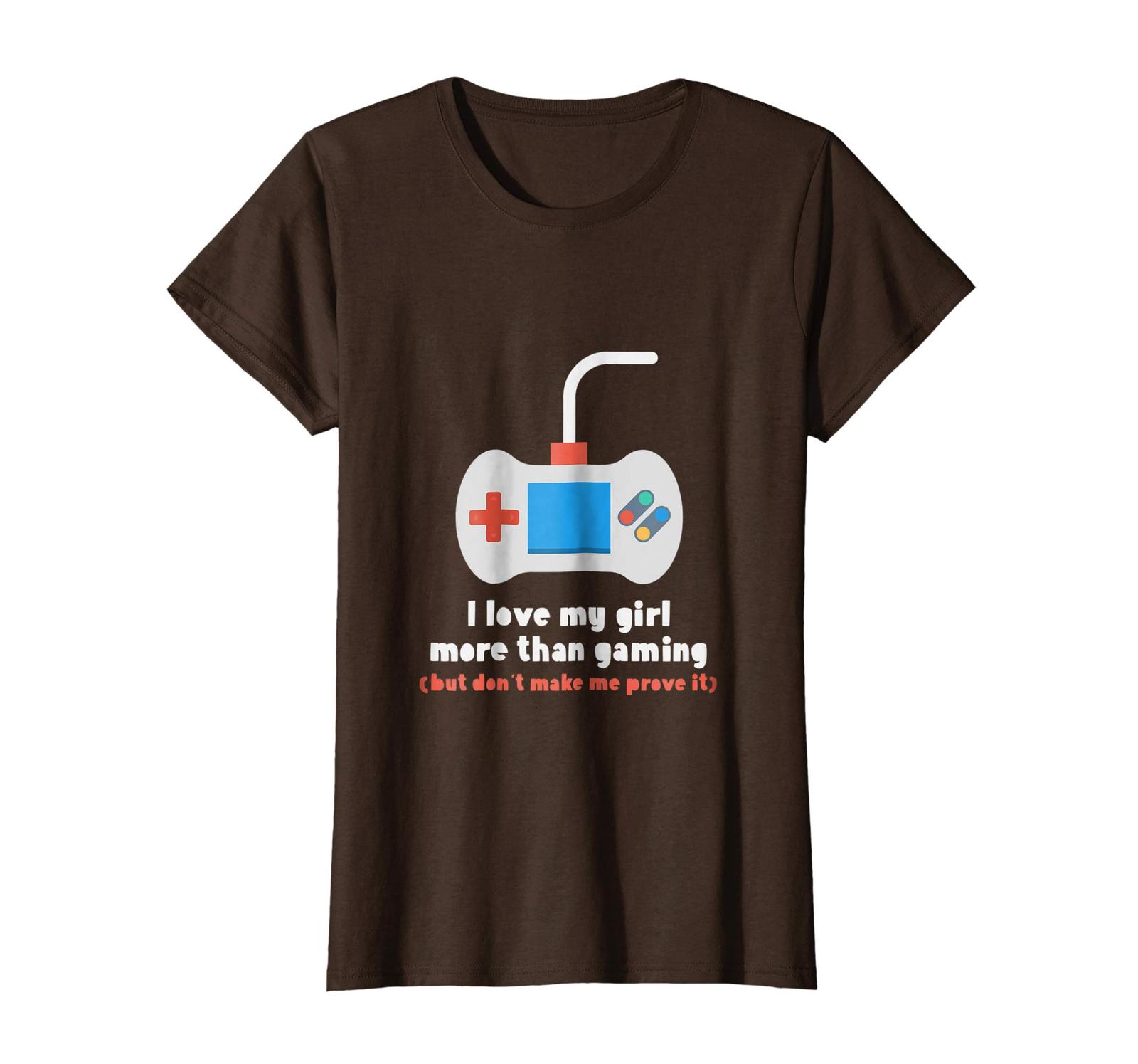 New Shirts Funny Boyfriend Shirt Gift for Him Gamer Men Love Girlfriend Wowen Tops
