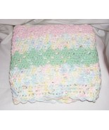 Handmade, Crochet Baby Blanket, Baby Bedding, Gift, Crib, Security Blank... - $55.00